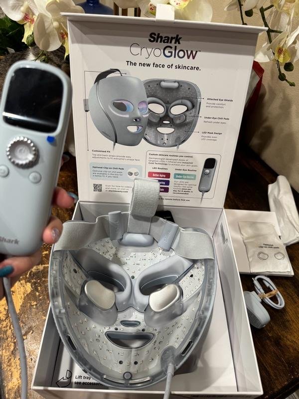 Shark CryoGlow unboxed on the counter